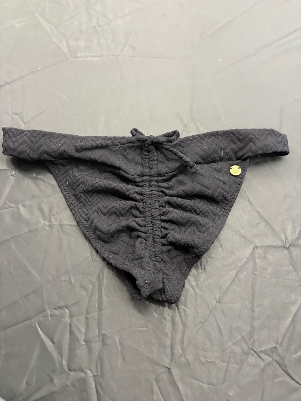 B Swim Cheeky Bunched Bikini Bottoms with Tie Waist